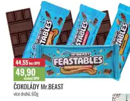 Ratio Čokolády mr.beast nabídka