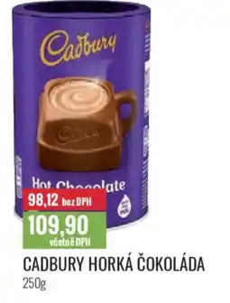 Ratio Cadbury horká čokoláda nabídka