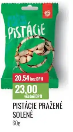 Ratio Pistácie pražené solené nabídka