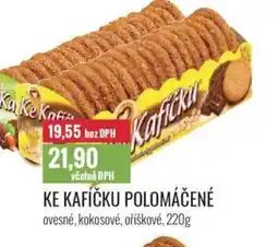 Ratio Ke kafičku polomáčené ovesné, kokosové, oříškové nabídka