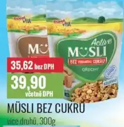 Ratio Müsli bez cukro nabídka