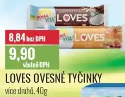Ratio Bonavita Loves ovesné tyčinky nabídka