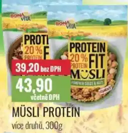 Ratio Bonavita Müsli protein nabídka