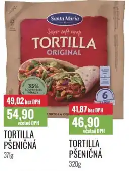 Ratio Santa Maria Tortilla pšeničná nabídka