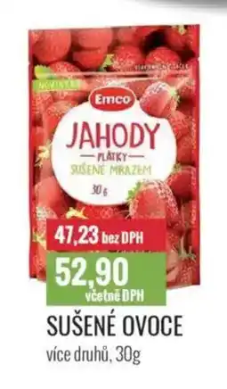 Ratio Emco Sušené ovoce nabídka
