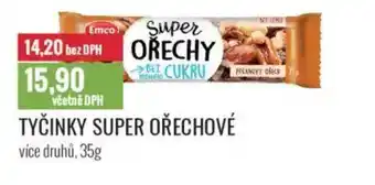 Ratio Emco Tyčinky super ořechové nabídka