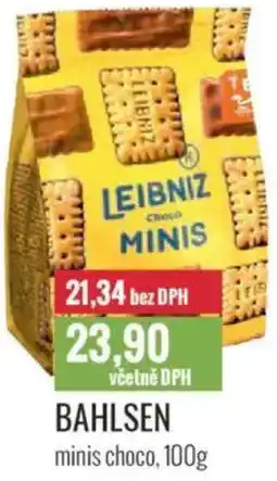 Ratio Bahlsen minis choco nabídka