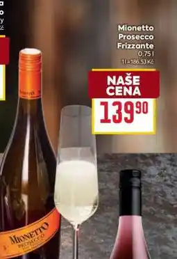 Billa Mionetto Prosecco Frizzante nabídka