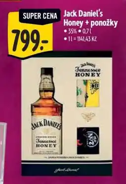 Albert Jack Daniel's Honey + ponožky nabídka