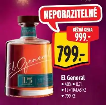 Albert EL GENERAL nabídka