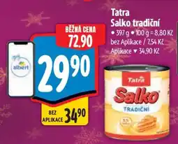 Albert Tatra Salko tradiční nabídka