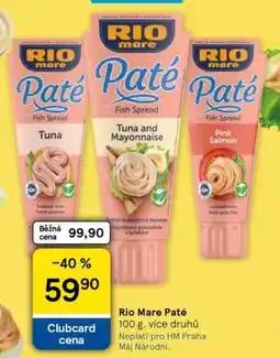 Tesco RIO MARE PATÉ nabídka