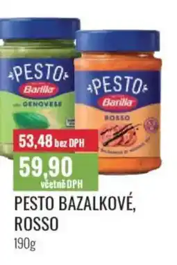 Ratio Barilla Pesto bazalkové, rosso nabídka