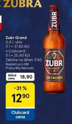 Tesco ZUBR GRAND nabídka