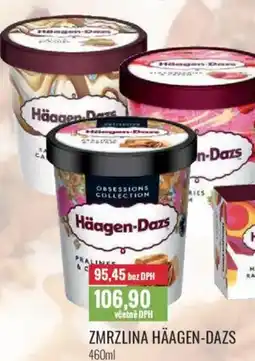 Ratio Zmrzlina häagen-dazs nabídka