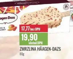 Ratio Zmrzlina häagen-dazs nabídka