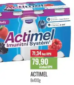 Ratio Danone Actimel nabídka