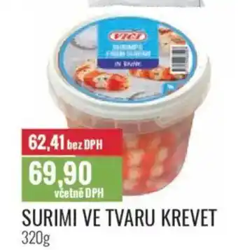 Ratio Surimi ve tvaru krevet nabídka