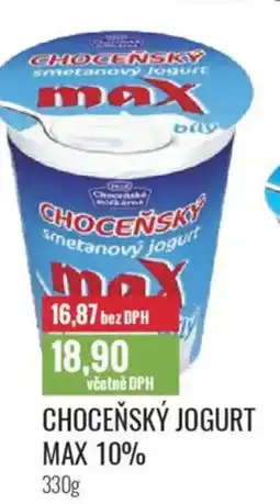 Ratio Choceňský jogurt max 10% nabídka