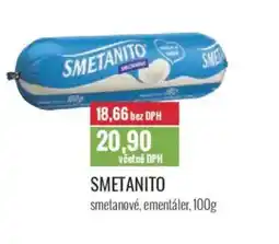 Ratio Smetanito smetanové, ementáler nabídka