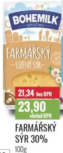 Ratio BOHEMILK Farmářský sýr 30% nabídka