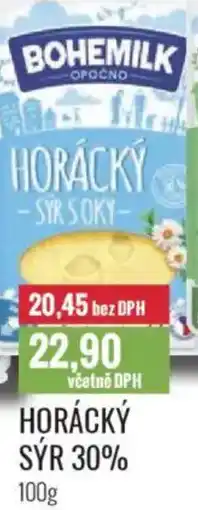 Ratio BOHEMILK Horácký sýr 30% nabídka