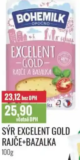 Ratio BOHEMILK Sýr excelent gold rajče+bazalka nabídka