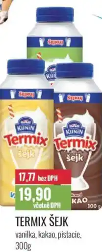 Ratio Termix šejk vanilka, kakao, pistacie nabídka