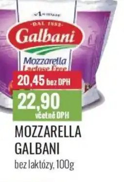 Ratio Mozzarella galbani bez laktózy nabídka