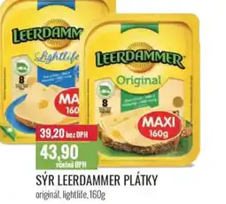Ratio Sýr leerdammer plátky originál, lightlife nabídka