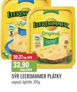 Ratio Sýr leerdammer plátky originál, lightlife nabídka