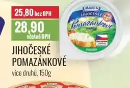Ratio MADETA Jihočeské pomazánkové nabídka