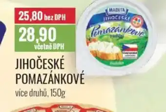 Ratio MADETA Jihočeské pomazánkové nabídka
