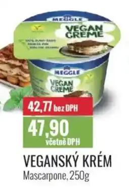 Ratio MEGGLE Veganský krém mascarpone nabídka