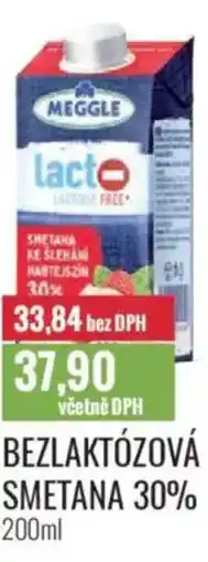 Ratio MEGGLE Bezlaktózová smetana 30% nabídka