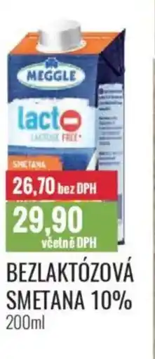 Ratio MEGGLE Bezlaktózová smetana 30% nabídka
