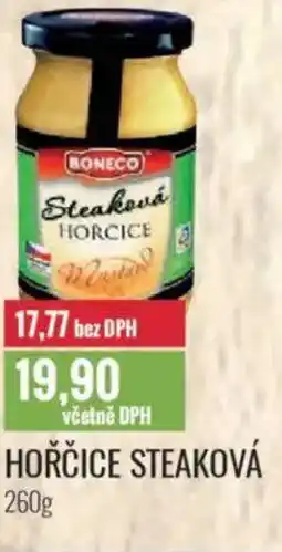 Ratio BONECO Hořčice steaková nabídka