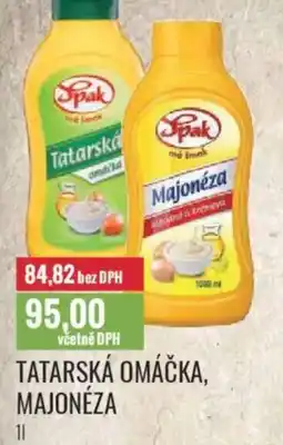 Ratio SPAK Tatarská omáčka, majonéza nabídka