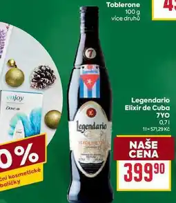 Billa Legendario Elixir de Cuba 7YO 0,7l nabídka