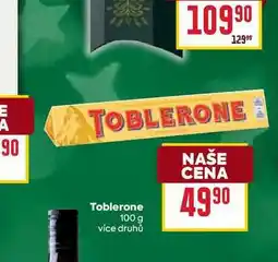 Billa Toblerone 100g nabídka