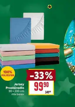 Billa Jersey Prostěradlo 90×200 cm mix barev nabídka