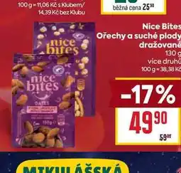 Billa Nice Bites Ořechy a suché plody dražované 130g nabídka