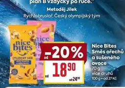 Billa Nice Bites Směs ořechů a sušeného Ovoce 70 g nabídka