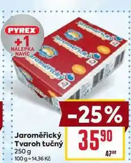 Billa Jaroměřický Tvaroh tučný 250 g nabídka