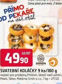 Trefa SVATEBNÍ KOLÁČKY 9 ks/180 g nabídka