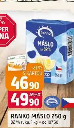 Trefa RANKO MÁSLO 250 g 82% tuku nabídka