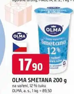 Trefa OLMA SMETANA 200 g na vařeni, 12% tuku nabídka