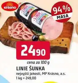 Trefa LINIE ŠUNKA nejvyšší jakosti, 100g nabídka