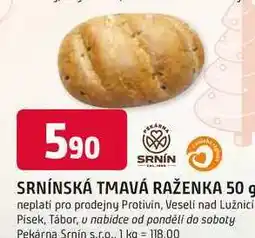 Trefa SRNÍNSKÁ TMAVÁ RAŽENKA 50 g nabídka