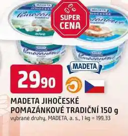 Trefa MADETA JIHOČESKÉ POMAZÁNKOVÉ TRADIČNÍ 150 g nabídka